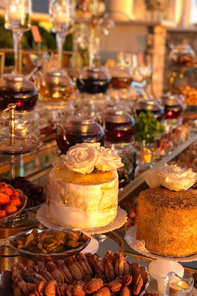 Luxury tea station setup