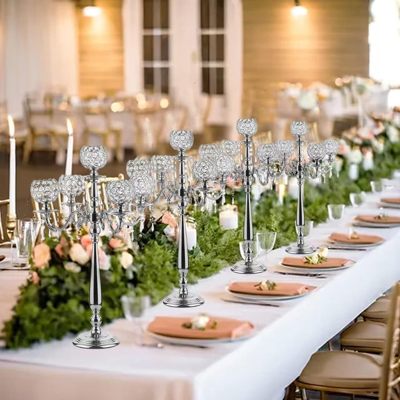 Crystal Candelabra Set